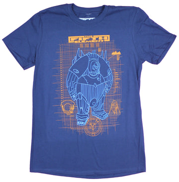 The Fifth Element Mens T-Shirt  - Mondo Schematic Image