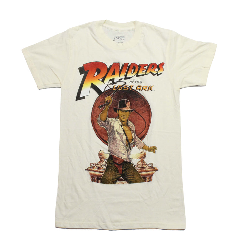 Raiders of the Lost Ark Mens T-Shirt - Indiana Jones Movie Poster Image