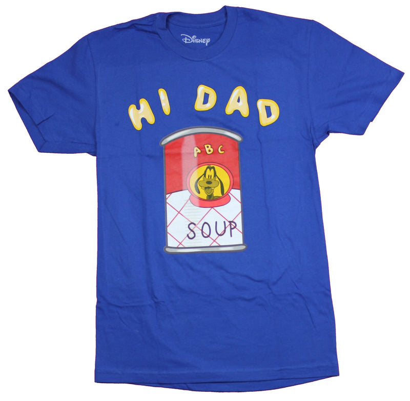 The Goofy Movie Mens T-Shirt - Hi Dad ABC Goofy Soup Image - Inmyparentsbasement.com