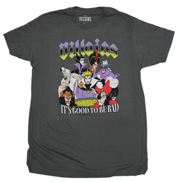Disney Villains Mens T-Shirt - It's Good to be Bad