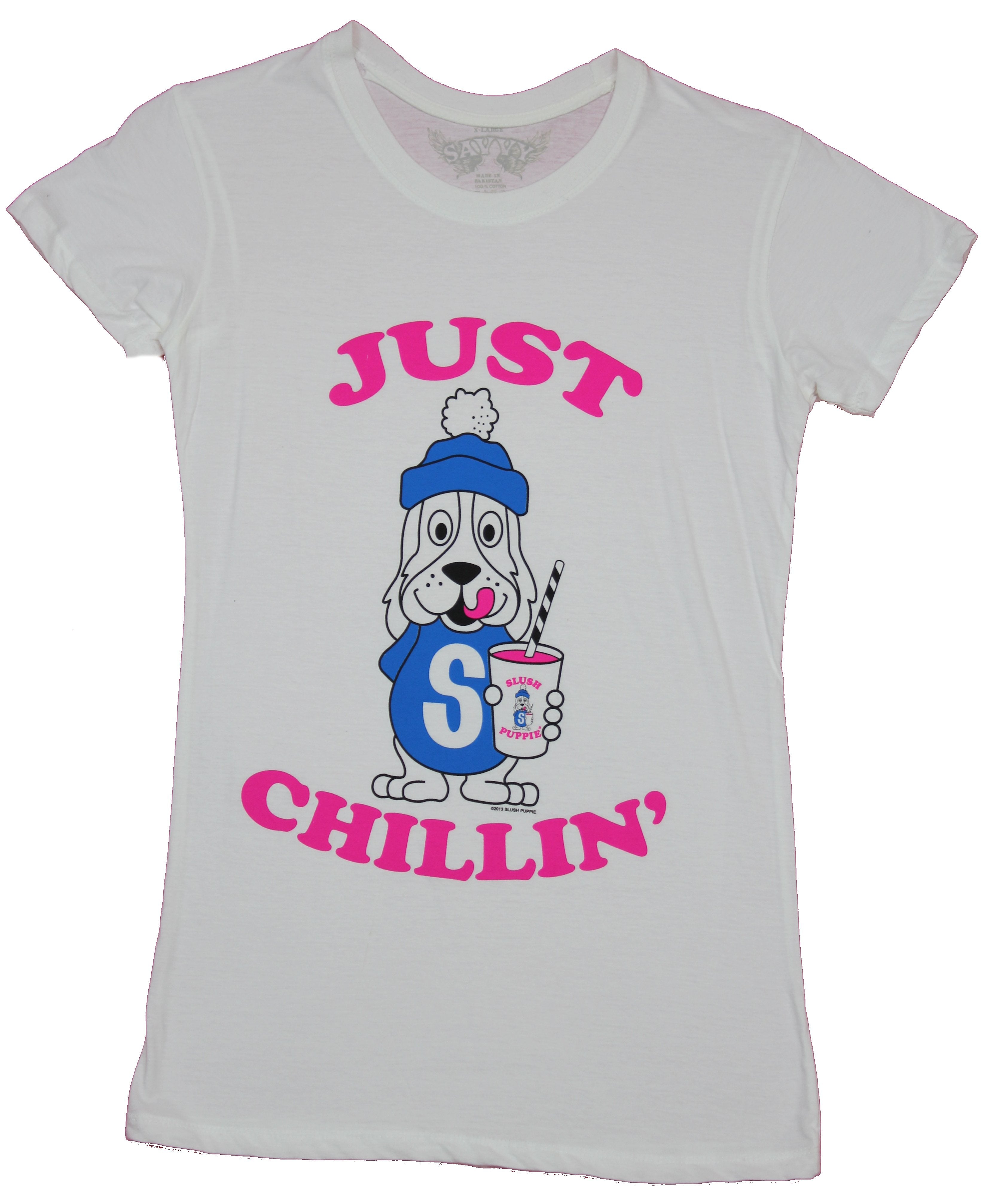 Slush Puppy Girls Juniors T-Shirt  - Just Chillin Slush Puppy Image