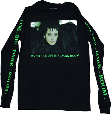 Beetlejuice Mens Long Sleeve T-Shirt - My Whole Life is a Dark Room