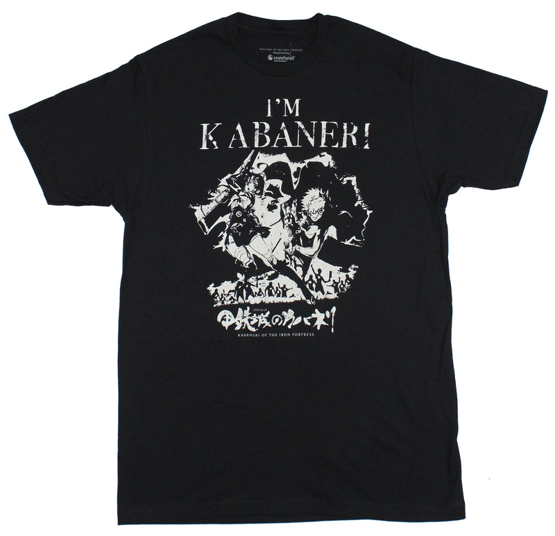 Kabaneri of the Iron Fortress Mens T-Shirt - I'm Kabaneri Attacking Image - Inmyparentsbasement.com