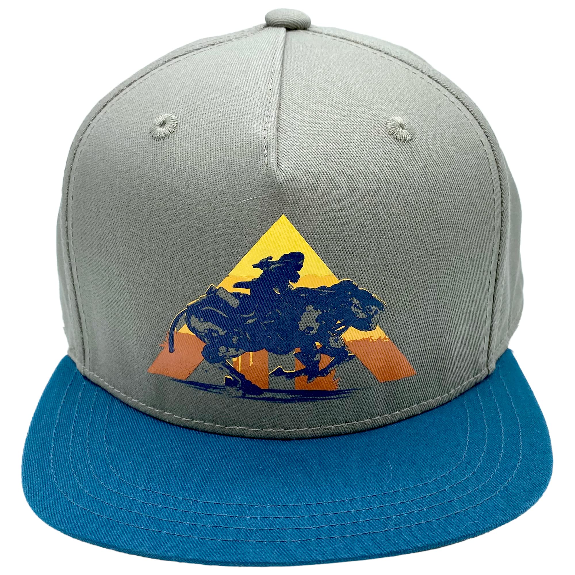 JINX Horizon Forbidden West Aloy Rides Baseball Snap Back Hat, Grey, Adult Size