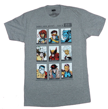X-Men Mens T-Shirt - Charles Xavier Institue 1991 Box Images