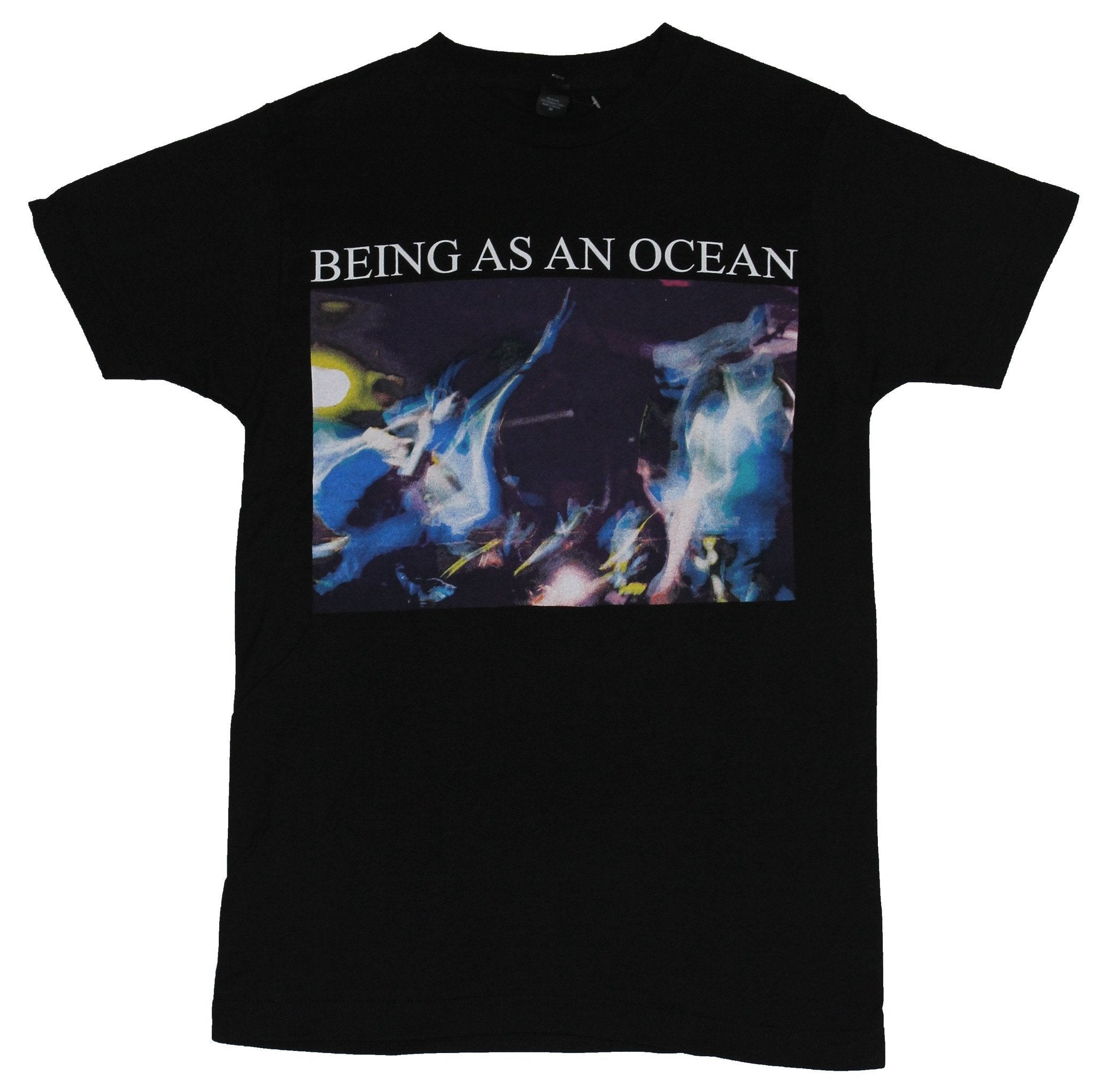 Being As An Ocean Mens T-Shirt -Ghostly Light Trailed Box Photo Image