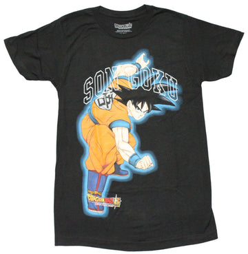 Dragon Ball Z Mens T-Shirt - Son Goku Charging Stance