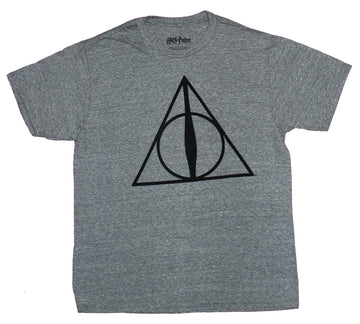 Harry Potter Mens T-Shirt - Deathly Hollows Triangle Logo