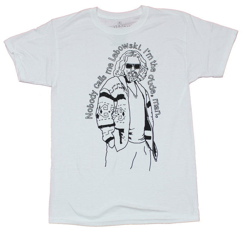 The Big Lebowski Mens T-Shirt - Nobody calls me? I'm The Dude - Inmyparentsbasement.com