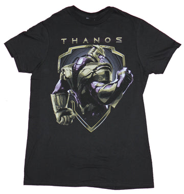 Thanos Mens T-Shirt - Armored Avengers Villain Looks Back