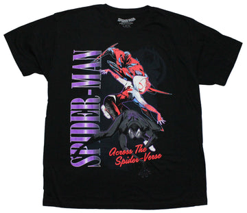 Spider-Man Across the Spider-Verse Mens  T-Shirt - Trio Ghost Noir 2099