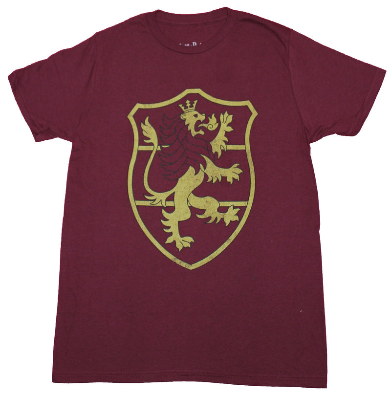 Black Clover Mens T-Shirt - Crimson Lion Crest Image - Inmyparentsbasement.com