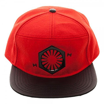 Star Wars: The Last Jedi First Order Felted Logo Snapback Baseball Cap Red, Black