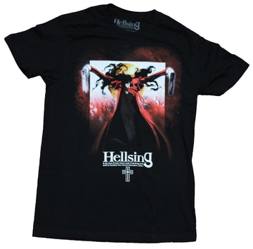 Hellsing Mens T-Shirt - Guns Down Hellsing Key Art Image
