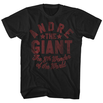Andre The Giant Mens S/S T-Shirt - Andre - Solid Black