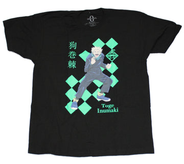 Jujutsu Kaisen Mens T-Shirt - Screaming Toge Checkered Image