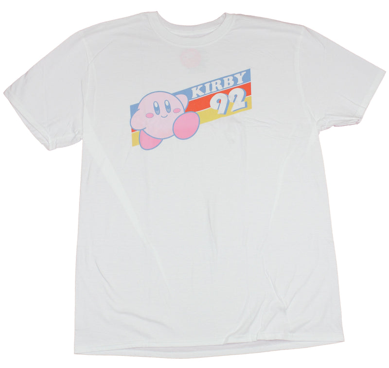 Kirby Mens T-Shirt - Kirby 92 Kirby Running On Lines Image