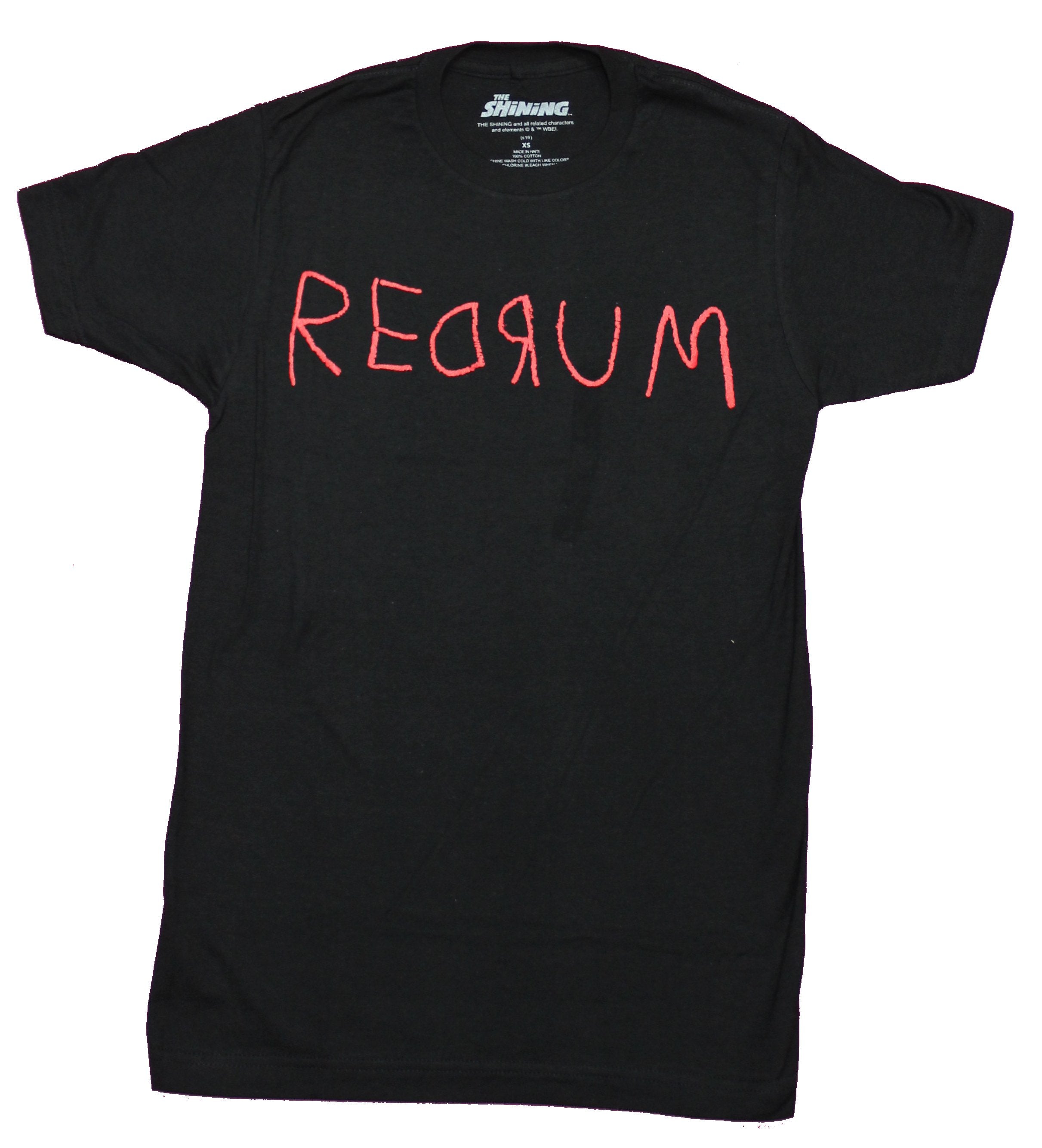 The Shining Mens T-Shirt - Redrum Scarred Word Image