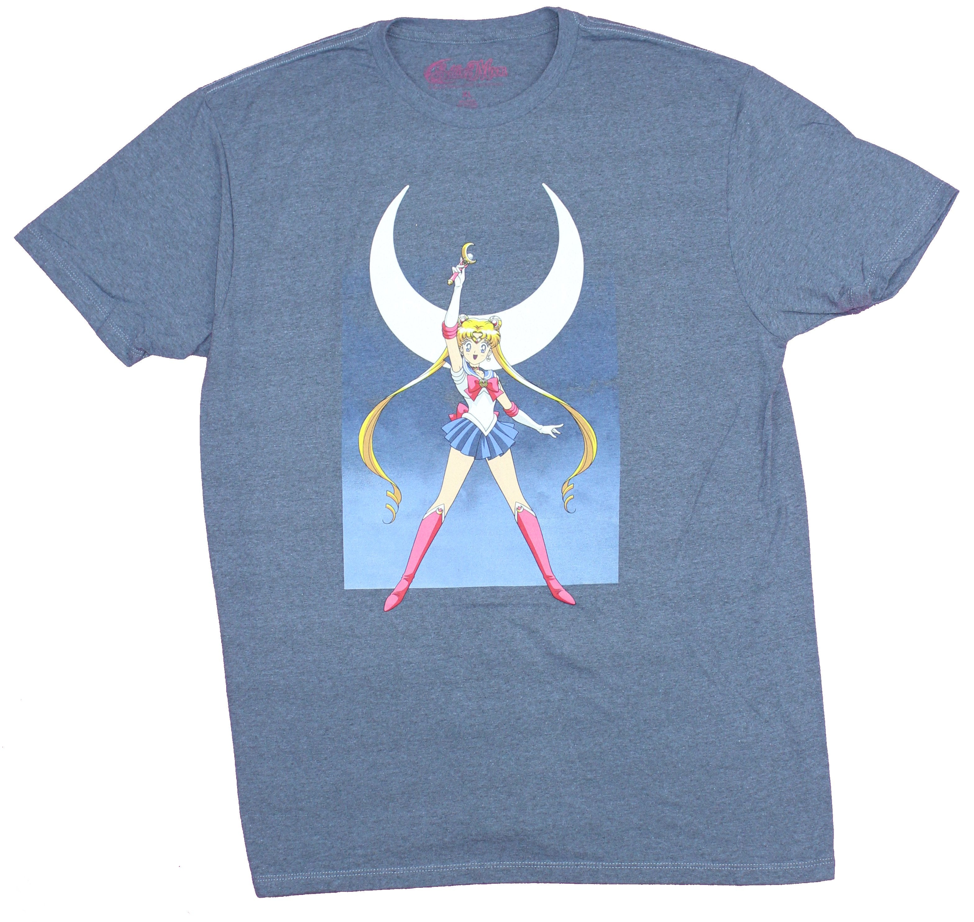 Sailor Moon Mens T-Shirt -Power of The Moon Pose
