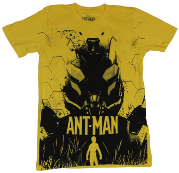 Ant-Man (Marvel Comics) Mens T-Shirt  - Facing Down Yellowjacket Silhouette Im