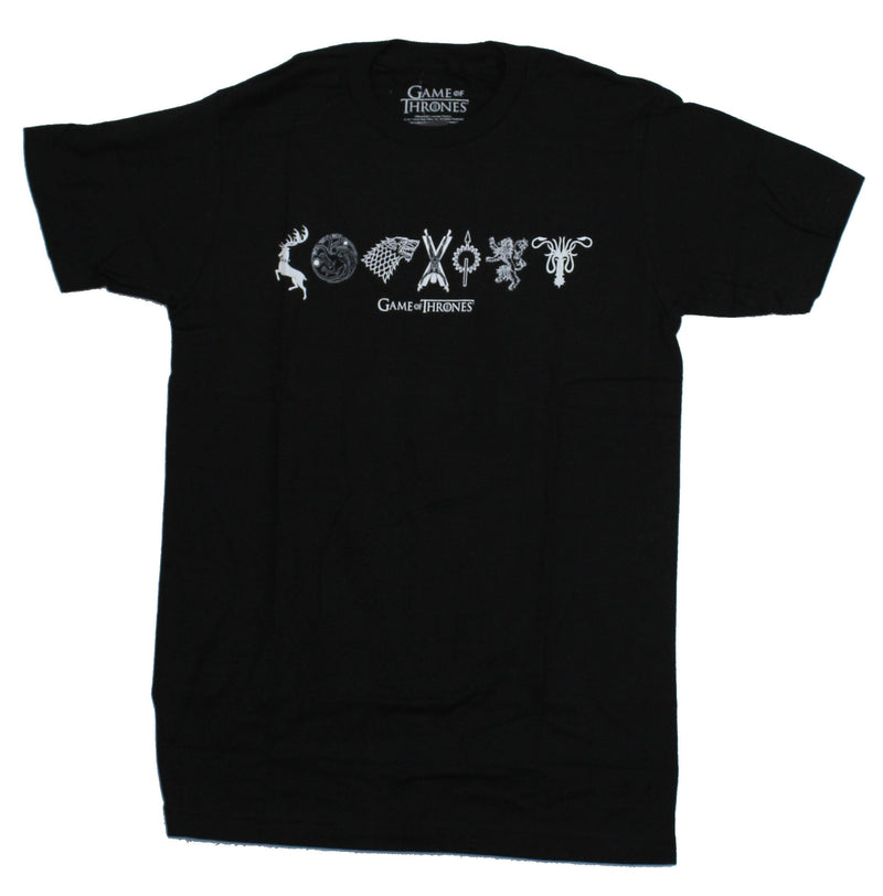 Game OF Thrones Mens  T-Shirt - Coexist Made of The house Sigils