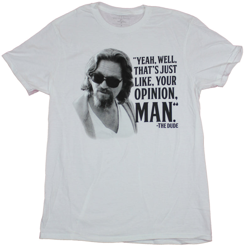 The Big Lebowski Mens T-Shirt  - That's Your Opinion Man - Inmyparentsbasement.com