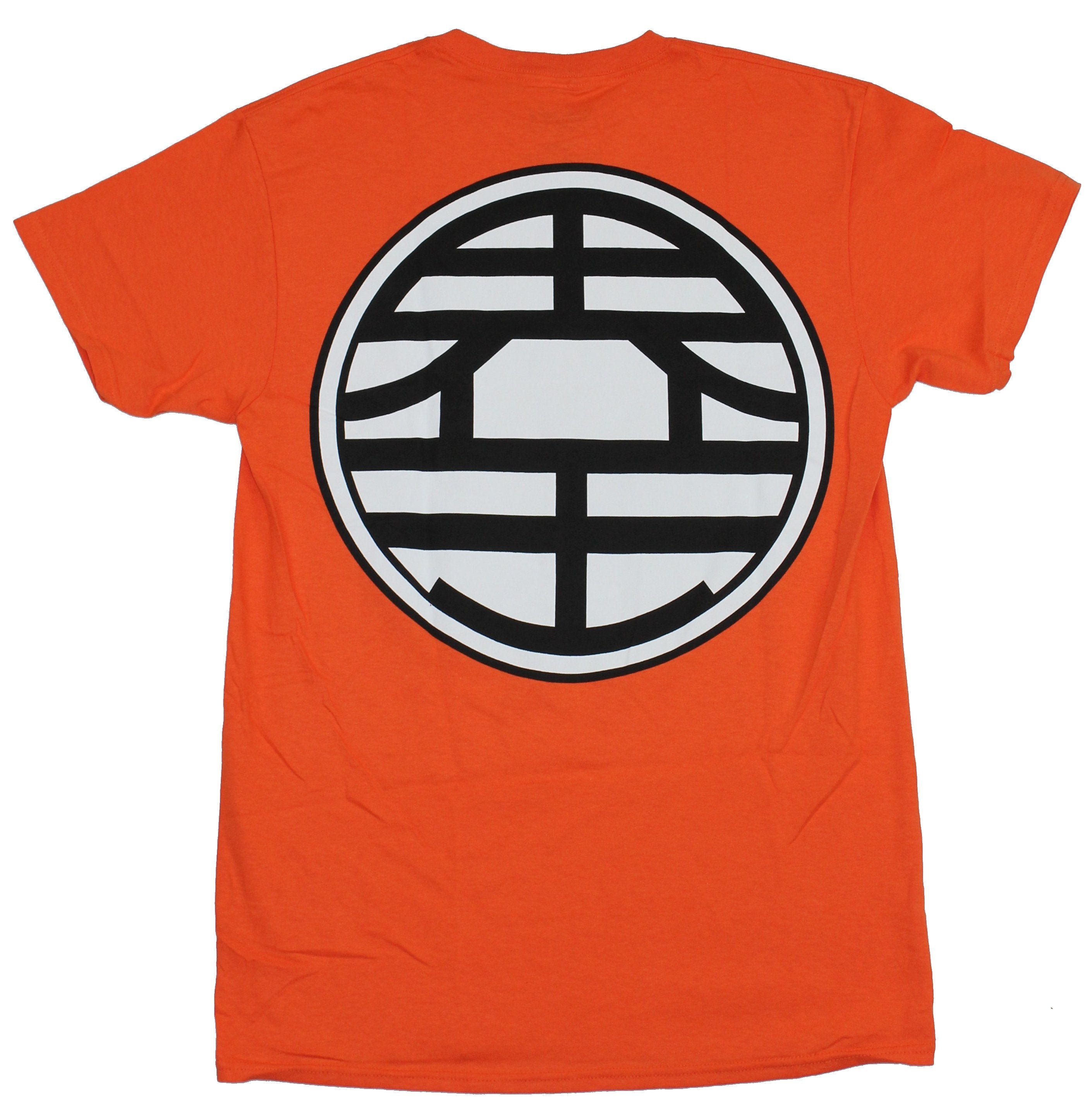 Dragon Ball Z Mens T-Shirt - Goku Kame Costume Shirt Front and Back