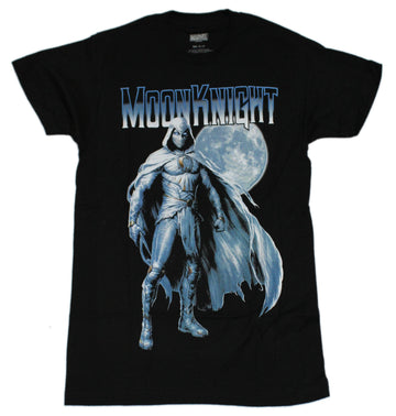 Moon Knight Mens T-Shirt - Power Stance Under the Moon