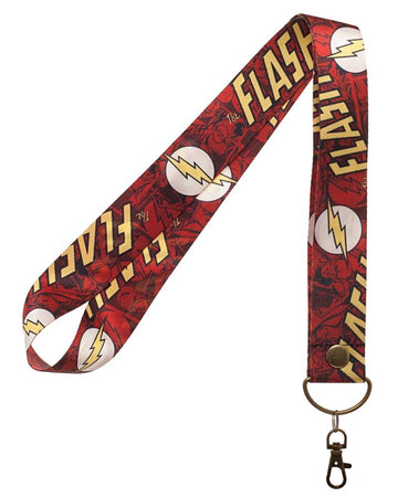 The Flash Wide Strap Lanyard ID Badge Holder