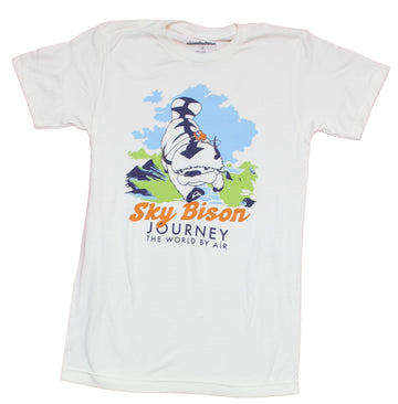 Avatar The Last Airbender Mens T-Shirt - Sky Bison Journey World By Air
