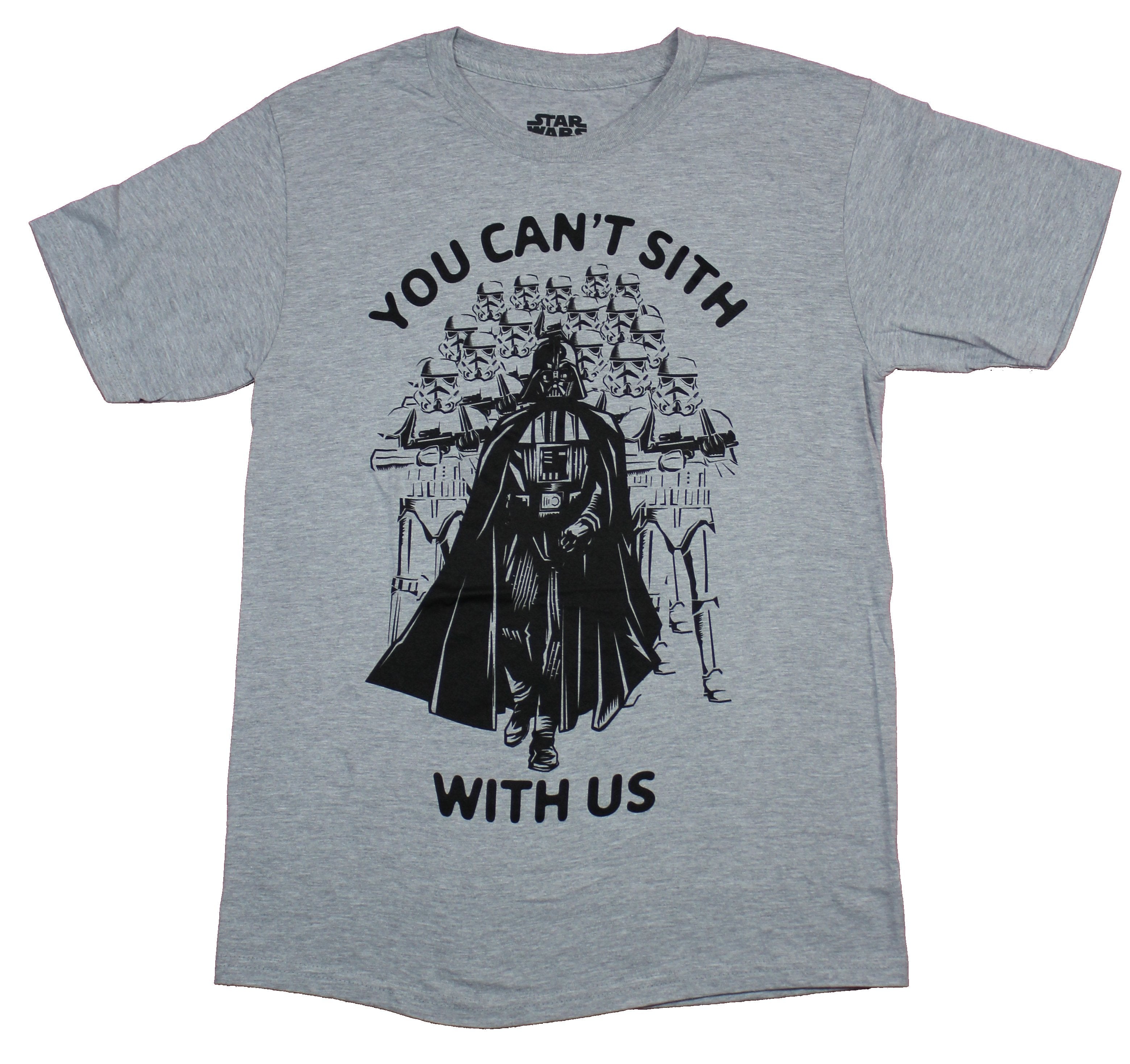 Star Wars Mens T-Shirt  - Darth Vader You Can't Sith With US Group