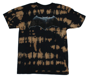 Batman (Dc Comics) Mens T-Shirt - Movie Style Logo On Marbled Design