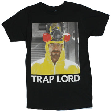Breaking Bad Mens T-Shirt - "Trap Lord" Walter White In Cooking Outfit Image