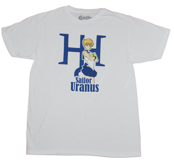 Sailor Moon Mens T-Shirt- Sailor Uranus Over Logo