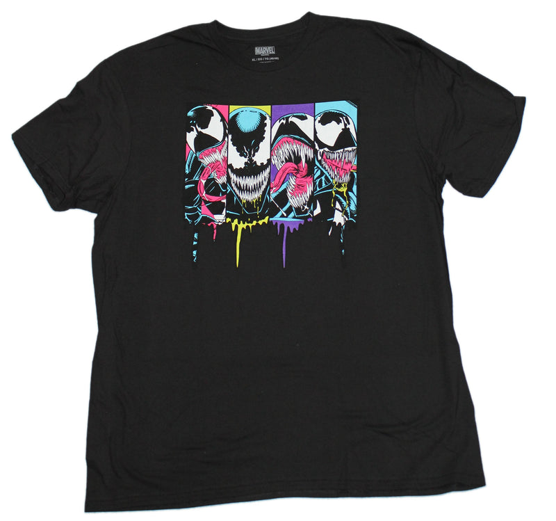 Venom Mens T-Shirt - Four Colorful Rectangle Images
