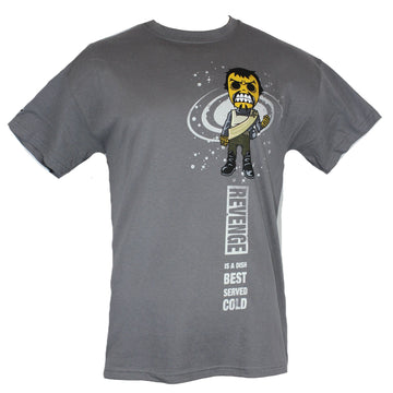 Star Trek Skele-Treks Mens T-Shirt - Klingon "Revenge is A Dish Best Served"