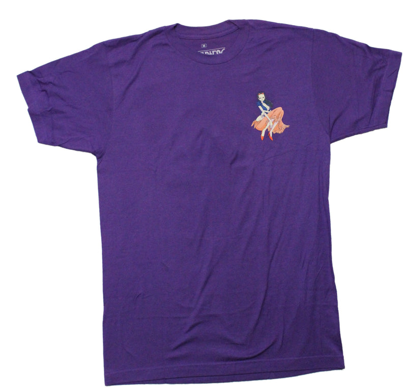 One Piece Mens T-Shirt - Robin Lapel Image and Full Body Back