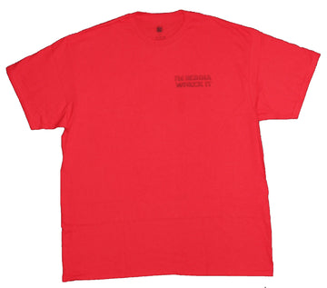 Wreck It Ralph Mens T-Shirt - Logo Lapel Vitruvian Ralph Back Image