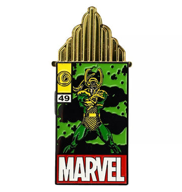 Marvel Loki Animated Sliding Lapel Collectors Pin