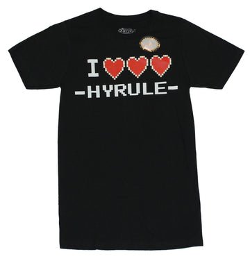 The Legend of Zelda Mens T-Shirt - I Heart Heart Heart Hyrule Image