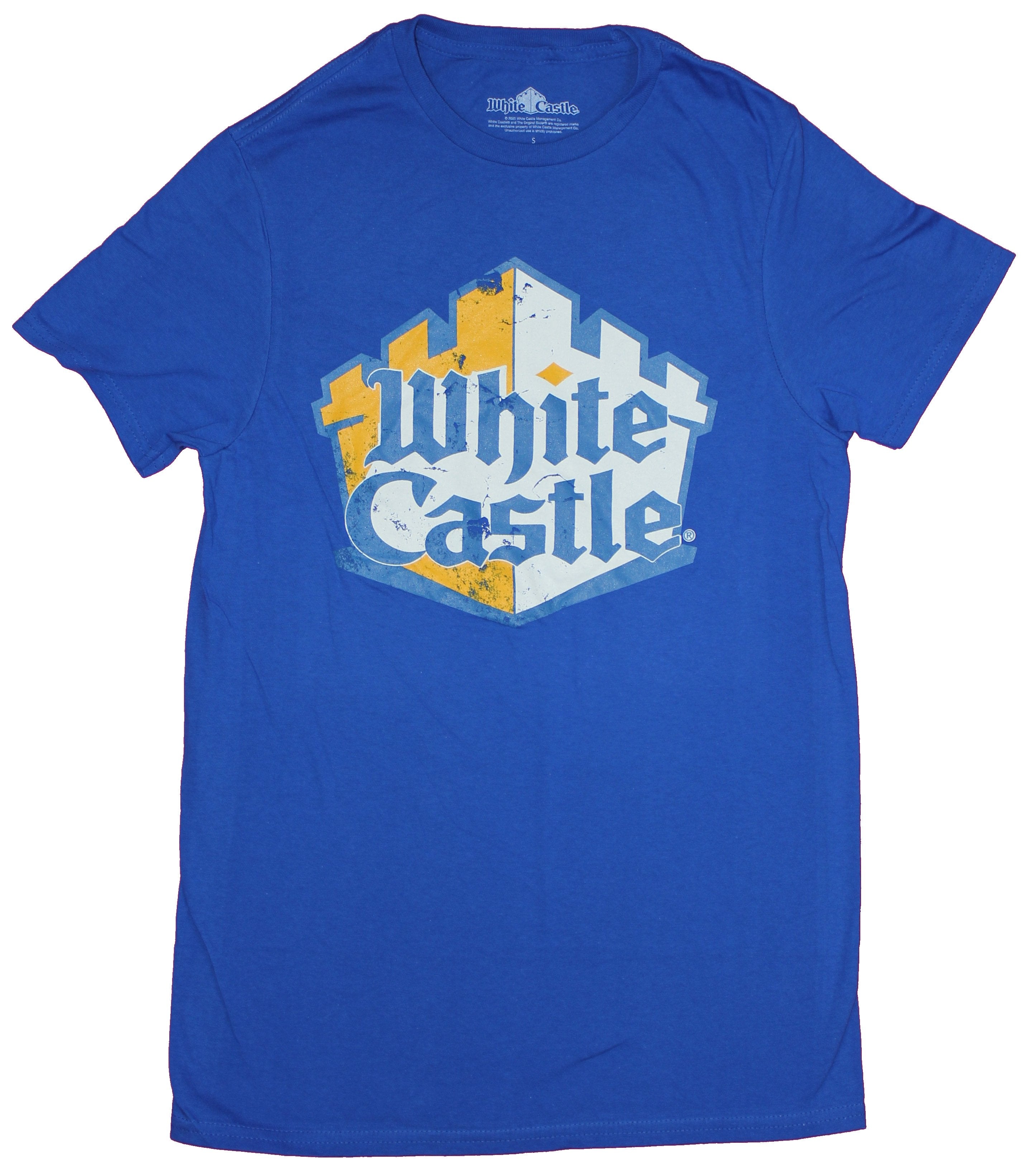White Castle Mens T-Shirt  - Distressed Classic Burger Logo
