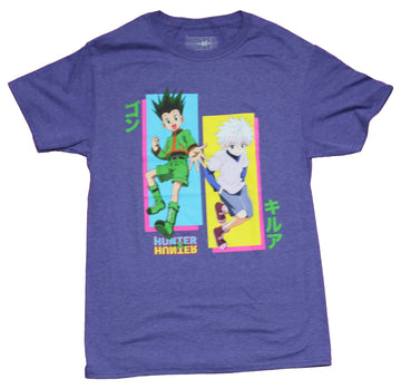 Hunter X hunter Mens T-Shirt - Character Bars Gon Killua & more