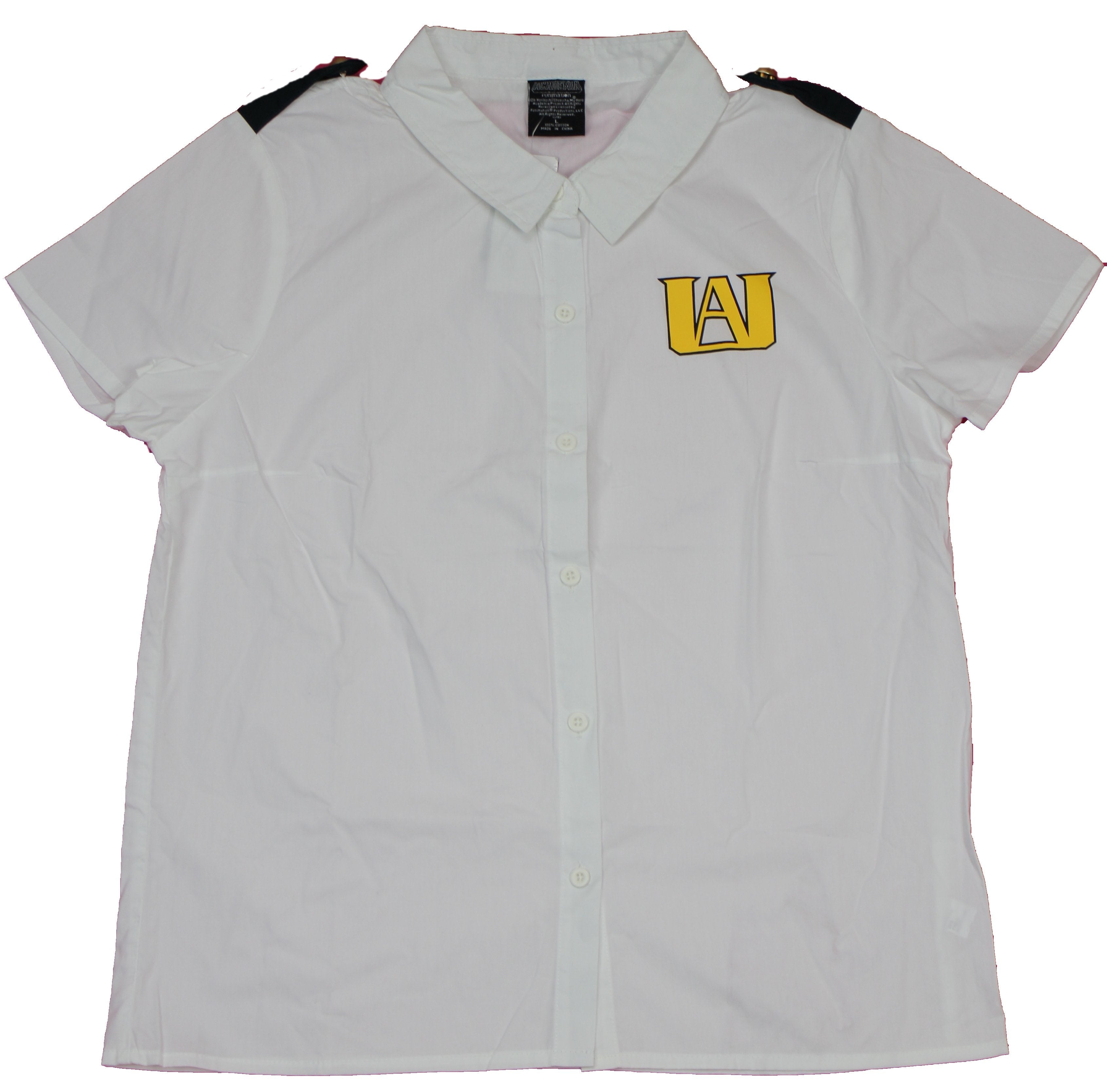 My Hero Academia Girls Juniors Button Up Shirt  - UA HIGH Uniform Cosplay