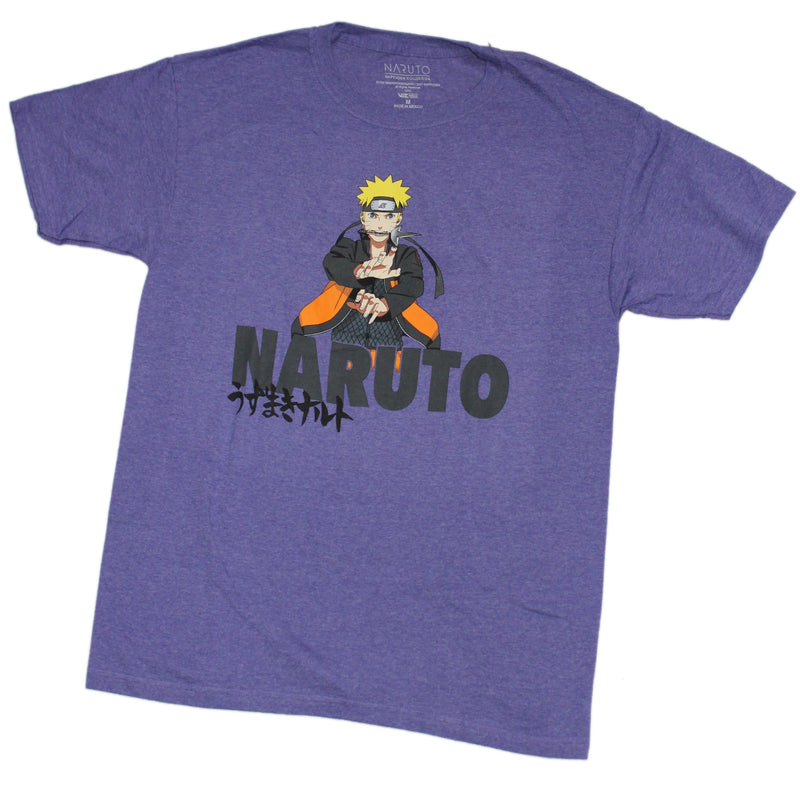 Naruto Shippuden Mens T-Shirt - Battle Ready Scrool Mouth