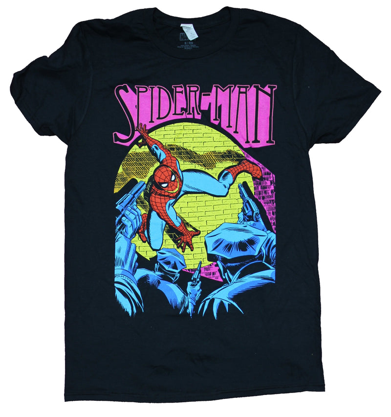 Spider-Man Mens T-Shirt - Under  Title In Spotlight