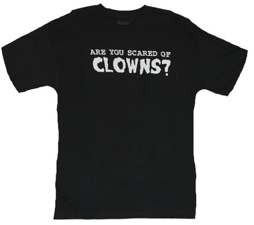 Clowns Flip Up Mens T-Shirt -  "Are You Scared of Clowns?"