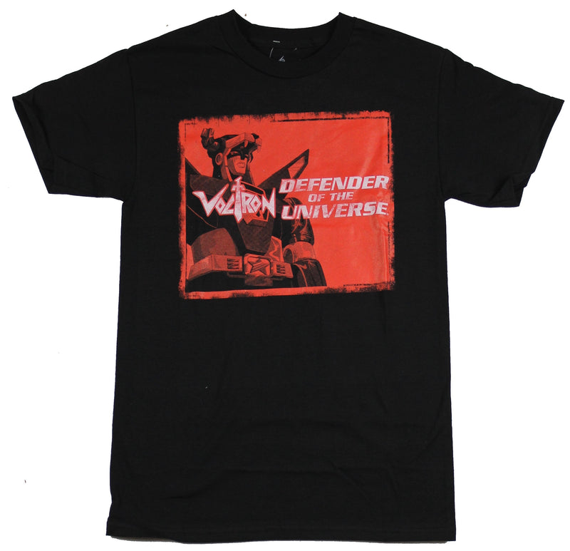 Voltron Mens T-Shirt - Red Print Defender of The Universe