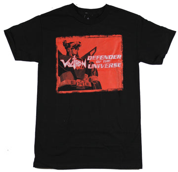 Voltron Mens T-Shirt - Red Print Defender of The Universe