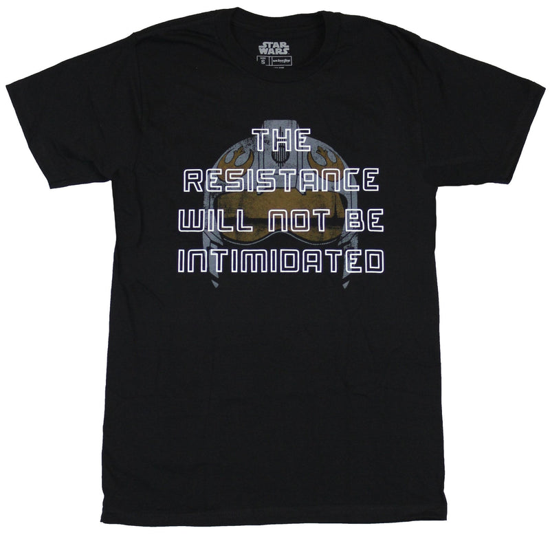 Star Wars  Mens T-Shirt - The Resistance Will Not Be Intimidated - Inmyparentsbasement.com