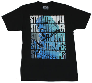 Star Wars Mens T-Shirt - Stormtrooper Name Drop with Image Inside